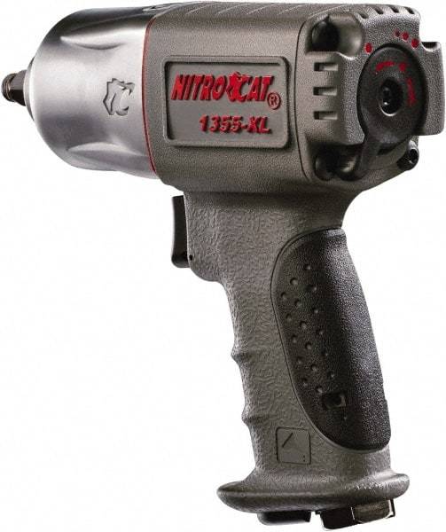 AIRCAT - 3/8" Drive, 10,000 RPM, 500 Ft/Lb Torque Impact Wrench - Pistol Grip Handle, 1,350 IPM, 6 CFM, 90 psi, 1/4" NPT Inlet - All Tool & Supply