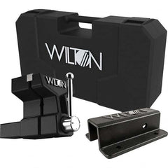 Wilton - 6" Jaw Width x 5-3/4" Jaw Opening, 5" Throat Depth, Bench & Pipe Combination Vise - All Tool & Supply