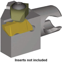 Kennametal - Insert Style NG 2R, 30mm Head Length, Right Hand Cut, External Modular Threading Cutting Unit Head - System Size KM20, 12.5mm Center to Cutting Edge, Series Top Notch - All Tool & Supply