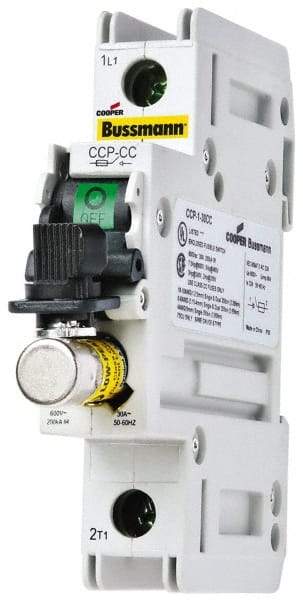 Cooper Bussmann - 125VDC & 600VAC, 2 Pole, Open Fused Cam & Disconnect Switch - 2 Wires - All Tool & Supply