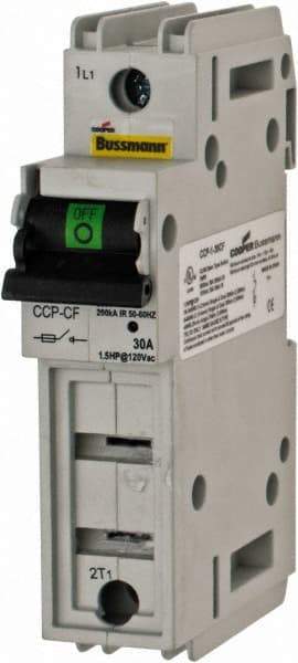 Cooper Bussmann - 1 Phase, 125VDC & 600VAC, 1 Pole, Open Fused Cam & Disconnect Switch - 1 Wire - All Tool & Supply