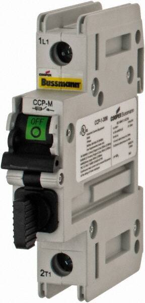 Cooper Bussmann - 1 Phase, 240VAC, 1 Pole, Open Fused Cam & Disconnect Switch - 1 Wire - All Tool & Supply