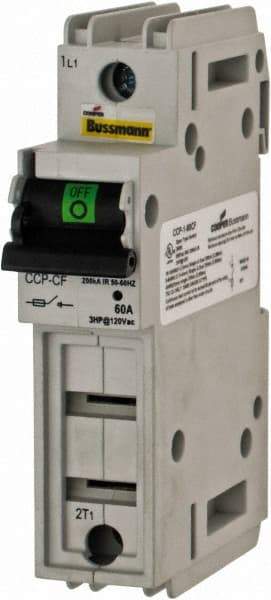 Cooper Bussmann - 1 Phase, 125VDC & 600VAC, 1 Pole, Open Fused Cam & Disconnect Switch - 1 Wire - All Tool & Supply