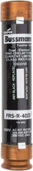 Cooper Bussmann - 250 VDC, 600 VAC, 40 Amp, Time Delay General Purpose Fuse - Fuse Holder Mount, 5-1/2" OAL, 20 at DC, 200 (RMS) kA Rating, 27mm Diam - All Tool & Supply