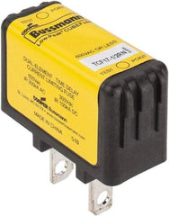 Cooper Bussmann - 300 VDC & 600 VAC, 17.5 Amp, Time Delay General Purpose Fuse - Plug-in Mount, 47.75mm OAL, 100 at DC, 200 (CSA RMS), 300 (UL RMS) kA Rating - All Tool & Supply