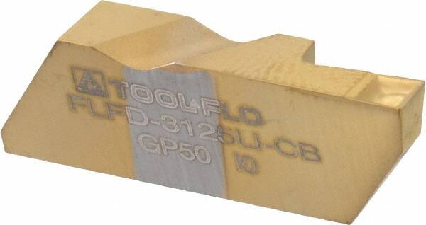 Tool-Flo - FLFD3125LI-CB GP50 Carbide Grooving Insert - Exact Industrial Supply