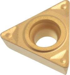 Sumitomo - TPMT332 ENF Grade AC830P Carbide Turning Insert - 60° Triangle, 3/8" Inscr Circle, 3/16" Thick, 1/32" Corner Radius - All Tool & Supply