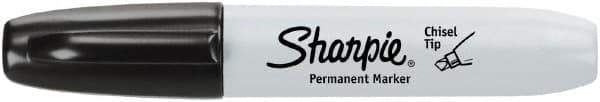 Sharpie - Black Permanent Marker - Chisel Medium Tip, AP Nontoxic Ink - All Tool & Supply