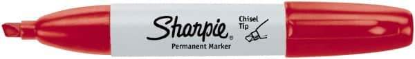 Sharpie - Red Permanent Marker - Chisel Medium Tip, AP Nontoxic Ink - All Tool & Supply