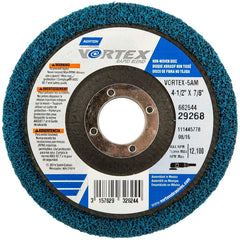 Norton - 4-1/2" Diam, Medium Grade, Aluminum Oxide Deburring Disc - All Tool & Supply