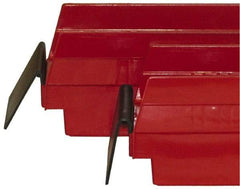 Quantum Storage - 4" Wide x 2.3" High, Black Bin Label Holder - Use with Quantum Storage Systems - Shelf Bin - All Tool & Supply