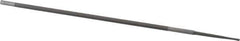 PFERD - 8" Long, Round American-Pattern File - Tang - All Tool & Supply