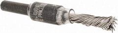 PFERD - 1/4" Brush Diam, Knotted, End Brush - 1/4" Diam Shank, 20,000 Max RPM - All Tool & Supply