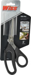 Wiss - 3-1/2" LOC, 8" OAL Stainless Steel Standard Shears - All Tool & Supply