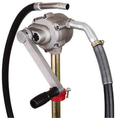 PRO-LUBE - Oil Lubrication 8 Strokes/Gal Flow Aluminum Rotary Hand Pump - For 15 to 55 Gal Container - All Tool & Supply