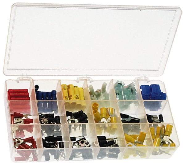 Precision Brand - 175 Piece, Electrical Terminal Fastener Kit - All Tool & Supply