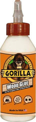 Gorilla Glue - 8 oz Bottle Natural Wood Glue - 3 to 4 hr Working Time, 24 hr Full Cure Time, Bonds to Cork Board & Wood - All Tool & Supply