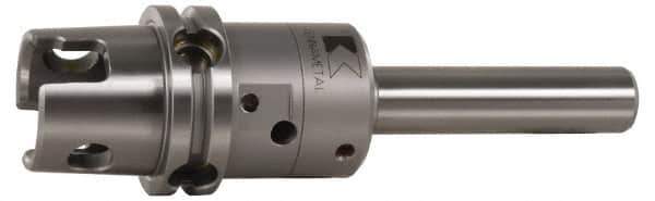 Kennametal - KM63UT Modular Connection, 20mm Hole Diam, Hydraulic Tool Holder/Chuck - 27.5mm Nose Diam, 170mm Projection, 41mm Clamp Depth, 15,000 RPM, Through Coolant - Exact Industrial Supply