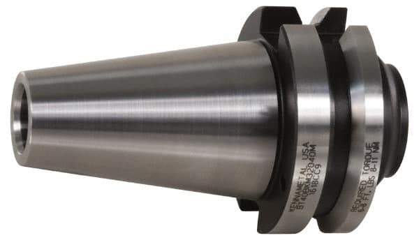 Kennametal - KM50 System Size, BT40 Taper, Modular Tool Holding System Adapter - 60mm Projection, 125.4mm OAL, Through Coolant - Exact Industrial Supply