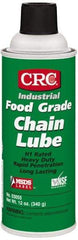 CRC - 16 oz Aerosol High Temperature Chain & Cable Lubricant - White, 8 to 325°F, Food Grade - All Tool & Supply