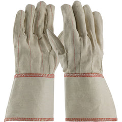 ‎92-918G Fabric Gloves - 18 oz. -  Canvas Double Palm -  Nap-In -  Gauntlet -  Men's