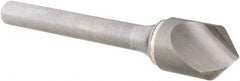 SGS - 1/2" Head Diam, 1/4" Shank Diam, 1 Flute 90° Solid Carbide Countersink - All Tool & Supply