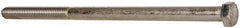 Value Collection - 1/2-13 UNC, 9" Length Under Head Hex Head Cap Screw - Partially Threaded, Grade 316 Stainless Steel, Uncoated, 3/4" Hex - All Tool & Supply