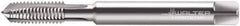 Walter-Prototyp - M5x0.80 Metric Coarse, 3 Flutes, Plug Chamfer, Bright Finish, Powdered Metal Spiral Point STI Tap - 0.2362" Shank Diam, 0.1929" Square Size, 4H Class of Fit, Series 20207 - Exact Industrial Supply