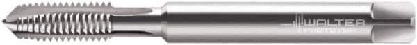 Walter-Prototyp - M4x0.70 Metric Coarse, 3 Flutes, Plug Chamfer, Bright Finish, Powdered Metal Spiral Point STI Tap - 0.2362" Shank Diam, 0.1929" Square Size, 4H Class of Fit, Series 20207 - Exact Industrial Supply