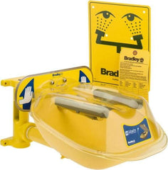 Bradley - Wall Mount, Plastic Bowl, Eye & Face Wash Station - All Tool & Supply