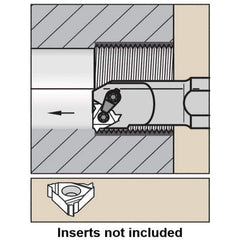 Kennametal - Internal Thread, Right Hand Cut, 20mm Shank Width x 18.82mm Shank Height Indexable Threading Toolholder - 180mm OAL, LT 16NR Insert Compatibility, A-LSE Toolholder, Series LT Threading - All Tool & Supply