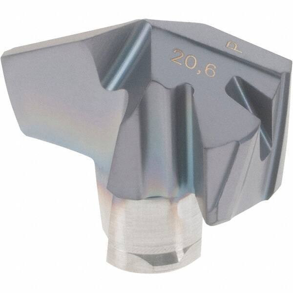 Iscar - Series ICP-2M, 0.811" Diam Grade IC908 140° Replaceable Drill Tip - Carbide, TiAlN Finish, 20 Seat Size, Through Coolant - All Tool & Supply