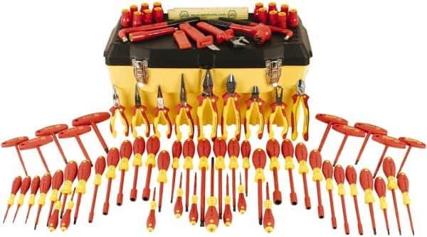 Wiha - 80 Piece Insulated Hand Tool Set - Comes in Molded Case - All Tool & Supply