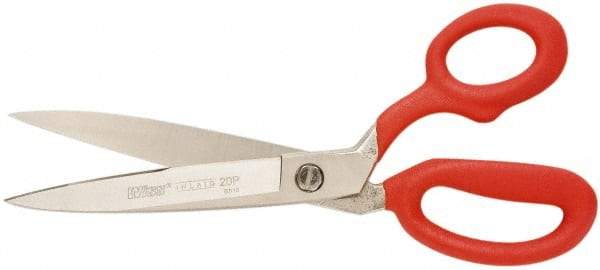 Wiss - 5" LOC, 10-3/8" OAL Inlaid Heavy Duty Shears - Offset Handle, For Composite Materials, Fabrics, Upholstery - All Tool & Supply