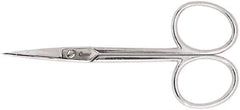 Clauss - 1" LOC, 8-1/2" OAL Straight Scissors - Steel Straight Handle, For Paper, Fabric - All Tool & Supply