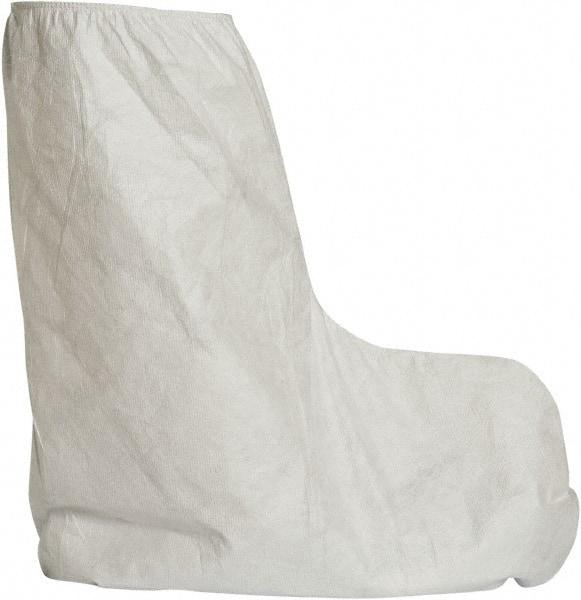 Dupont - Size Universal, Tyvek, Standard Boot Cover - White, Non-Chemical Resistant - All Tool & Supply