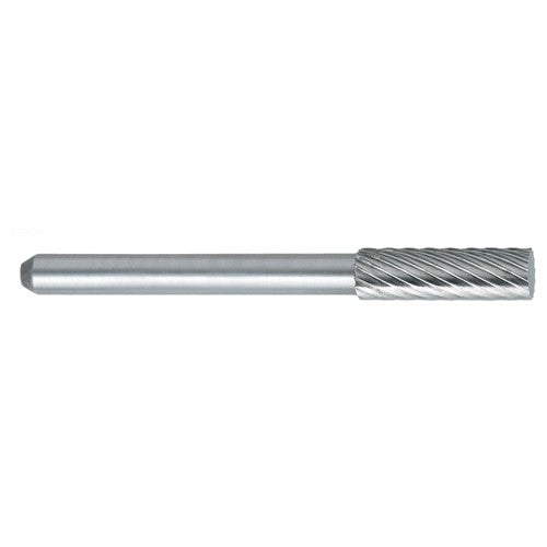 ‎SC-52 -5/32 × 1/2 LOC × 1/8 Shank × 1-1/2 OAL Cylindrical Ball Nose Carbide Medium Right Hand Spiral Burr - All Tool & Supply