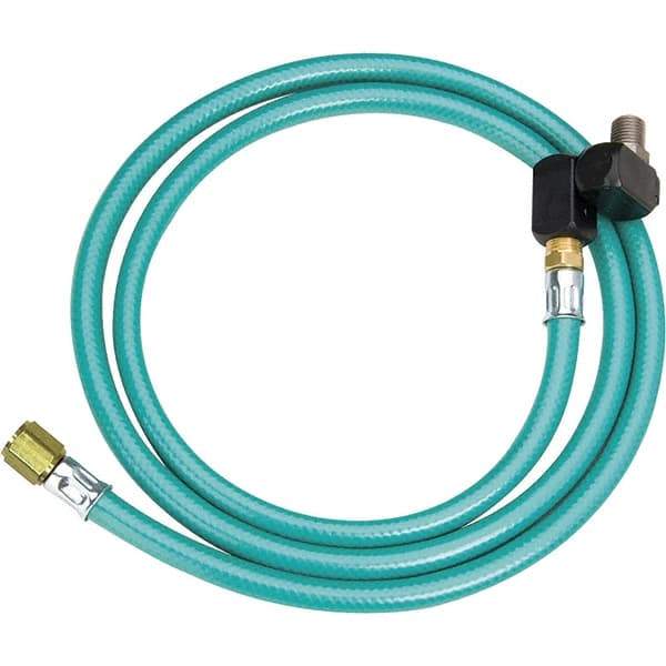 Dynabrade - 8mm ID x 12.7mm OD 5' Long Hose - Male/Male Ends, 90 Working psi, 1/4" Fitting, Green - All Tool & Supply