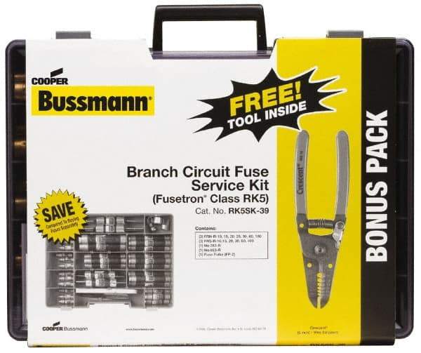 Cooper Bussmann - RK5 Class, 250/600 VAC/VDC, Fuse Service Kit - 100 Amps - All Tool & Supply