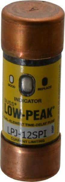 Cooper Bussmann - 300 VDC, 600 VAC, 12 Amp, Time Delay General Purpose Fuse - Fuse Holder Mount, 2-1/4" OAL, 100 at DC, 300 at AC (RMS) kA Rating, 13/16" Diam - All Tool & Supply