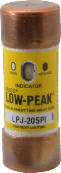 Cooper Bussmann - 300 VDC, 600 VAC, 20 Amp, Time Delay General Purpose Fuse - Fuse Holder Mount, 2-1/4" OAL, 100 at DC, 300 at AC (RMS) kA Rating, 13/16" Diam - All Tool & Supply