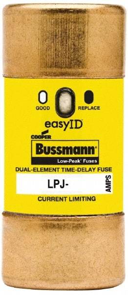 Cooper Bussmann - 300 VDC, 600 VAC, 40 Amp, Time Delay General Purpose Fuse - Fuse Holder Mount, 2-3/8" OAL, 100 at DC, 300 at AC (RMS) kA Rating, 1-1/16" Diam - All Tool & Supply