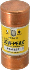 Cooper Bussmann - 300 VDC, 600 VAC, 45 Amp, Time Delay General Purpose Fuse - Fuse Holder Mount, 2-3/8" OAL, 100 at DC, 300 at AC (RMS) kA Rating, 1-1/16" Diam - All Tool & Supply