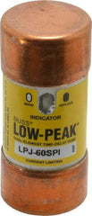 Cooper Bussmann - 300 VDC, 600 VAC, 60 Amp, Time Delay General Purpose Fuse - Fuse Holder Mount, 2-3/8" OAL, 100 at DC, 300 at AC (RMS) kA Rating, 1-1/16" Diam - All Tool & Supply