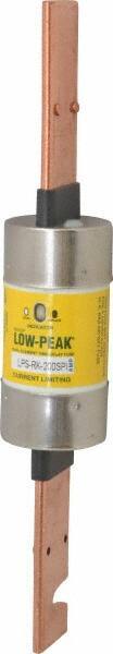 Cooper Bussmann - 300 VDC, 600 VAC, 200 Amp, Time Delay General Purpose Fuse - Bolt-on Mount, 9-5/8" OAL, 100 at DC, 300 at AC (RMS) kA Rating, 1-39/64" Diam - All Tool & Supply