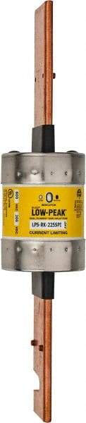 Cooper Bussmann - 300 VDC, 600 VAC, 225 Amp, Time Delay General Purpose Fuse - Bolt-on Mount, 11-5/8" OAL, 100 at DC, 300 at AC (RMS) kA Rating, 2-3/8" Diam - All Tool & Supply