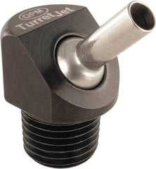 QPM Products - 5/16" Hose Inside Diam, Coolant Hose Nozzle - NPT, for Use with CNC Lathes - All Tool & Supply