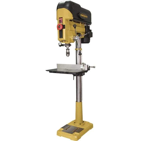 Powermatic - 6" Swing, Variable Speed Pulley Drill Press - Variable Speed, 1 hp, Single Phase - All Tool & Supply