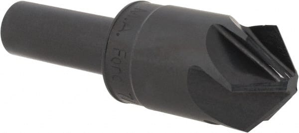 M.A. Ford - 7/8" Head Diam, 1/2" Shank Diam, 6 Flute 100° High Speed Steel Countersink - All Tool & Supply