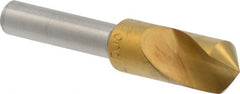 M.A. Ford - 3/8" Head Diam, 1/4" Shank Diam, 1 Flute 100° High Speed Steel Countersink - All Tool & Supply